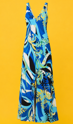 Cargar imagen en el visor de la galería, VESTIDO LARGO ESTAMPADO
