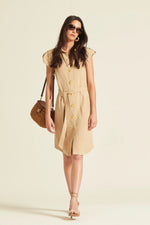 Cargar imagen en el visor de la galería, VESTIDO CAMISERO TIPO SAFARI
