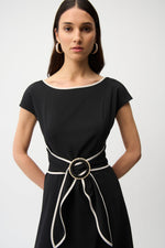Cargar imagen en el visor de la galería, VESTIDO MIDI TEJIDO ELASTICO VIVO
