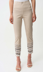 Cargar imagen en el visor de la galería, PANTALON RECTO CON ESTAMPADO GEOMETRICO

