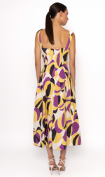 Cargar imagen en el visor de la galería, VESTIDO MIDI ESTAMPADO
