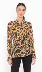 Cargar imagen en el visor de la galería, BLUSA ANIMAL PRINT

