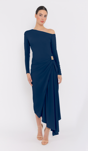 VESTIDO ASIMÉTRICO AZULÓN