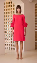Cargar imagen en el visor de la galería, VESTIDO CORTO FRESA

