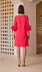 Cargar imagen en el visor de la galería, VESTIDO CORTO FRESA
