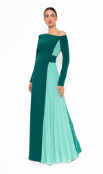 Cargar imagen en el visor de la galería, VESTIDO LARGO VERDE
