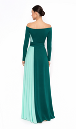 Cargar imagen en el visor de la galería, VESTIDO LARGO VERDE
