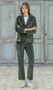 PANTALÓN DE PANA VERDE BOTELLA