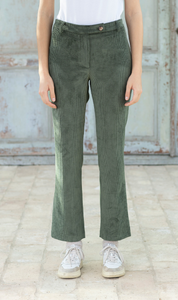 PANTALÓN DE PANA VERDE BOTELLA