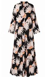 Cargar imagen en el visor de la galería, VESTIDO MIDI CAMISERO FLORES
