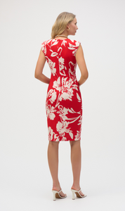 VESTIDO ROJO ESTAMPADO