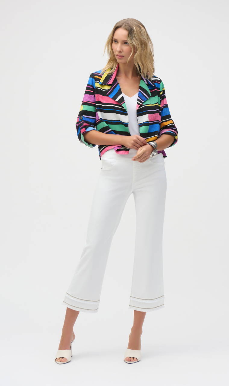 PANTALÓN TOBILLERO VAQUERO BLANCO