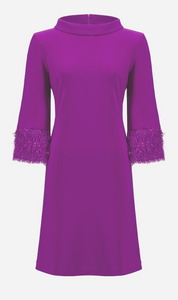 VESTIDO CORTO FUCSIA