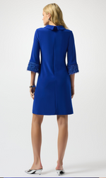 Cargar imagen en el visor de la galería, VESTIDO CORTO AZUL REAL
