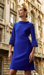 Cargar imagen en el visor de la galería, VESTIDO CORTO AZUL REAL
