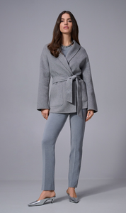 PANTALÓN PUNTO ROMA GRIS PERLA
