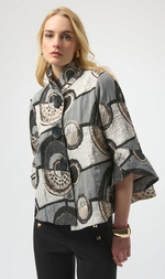 Cargar imagen en el visor de la galería, CHAQUETA BROCADO BOTONES XXL
