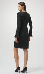 Cargar imagen en el visor de la galería, VESTIDO NEGRO LAZOS STRASS
