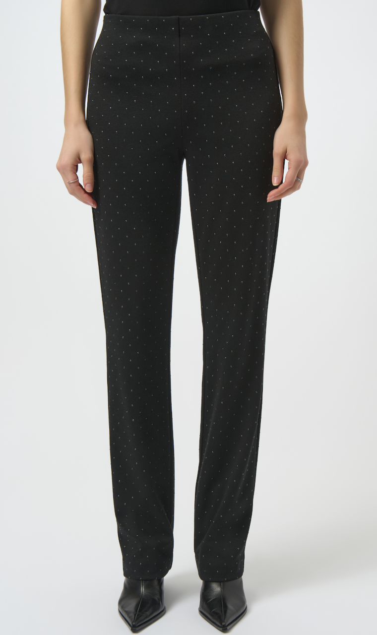 PANTALÓN NEGRO APLICACIONES PUNTITOS