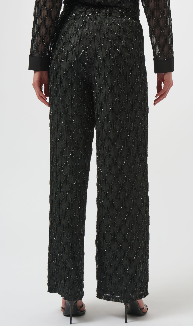 PANTALÓN NEGRO CON BRILLOS