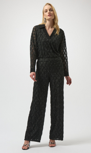 PANTALÓN NEGRO CON BRILLOS