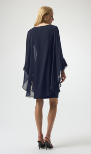 VESTIDO GASA MARINO