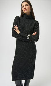 VESTIDO DE PUNTO CON MICROLENTEJUELAS