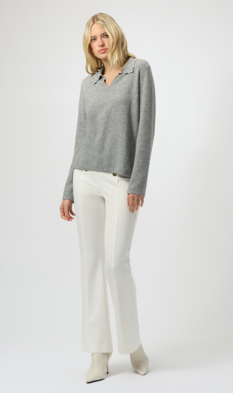 POLO CASHMERE GRIS PERLA