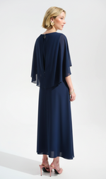 Cargar imagen en el visor de la galería, VESTIDO MIDI MARINO
