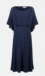 Cargar imagen en el visor de la galería, VESTIDO MIDI MARINO
