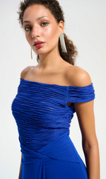 Cargar imagen en el visor de la galería, VESTIDO LARGO AZULÓN
