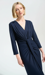 Cargar imagen en el visor de la galería, VESTIDO LARGO LÚREX AZUL NOCHE
