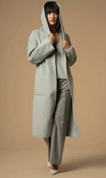 Cargar imagen en el visor de la galería, ABRIGO VERDE MENTA
