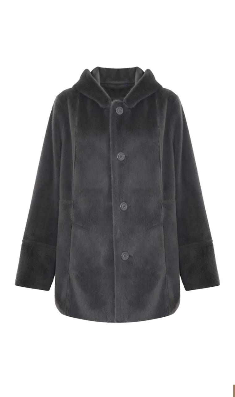 CHAQUETÓN REVERSIBLE GRIS