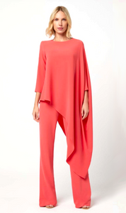 CONJUNTO EN CREPE CORAL