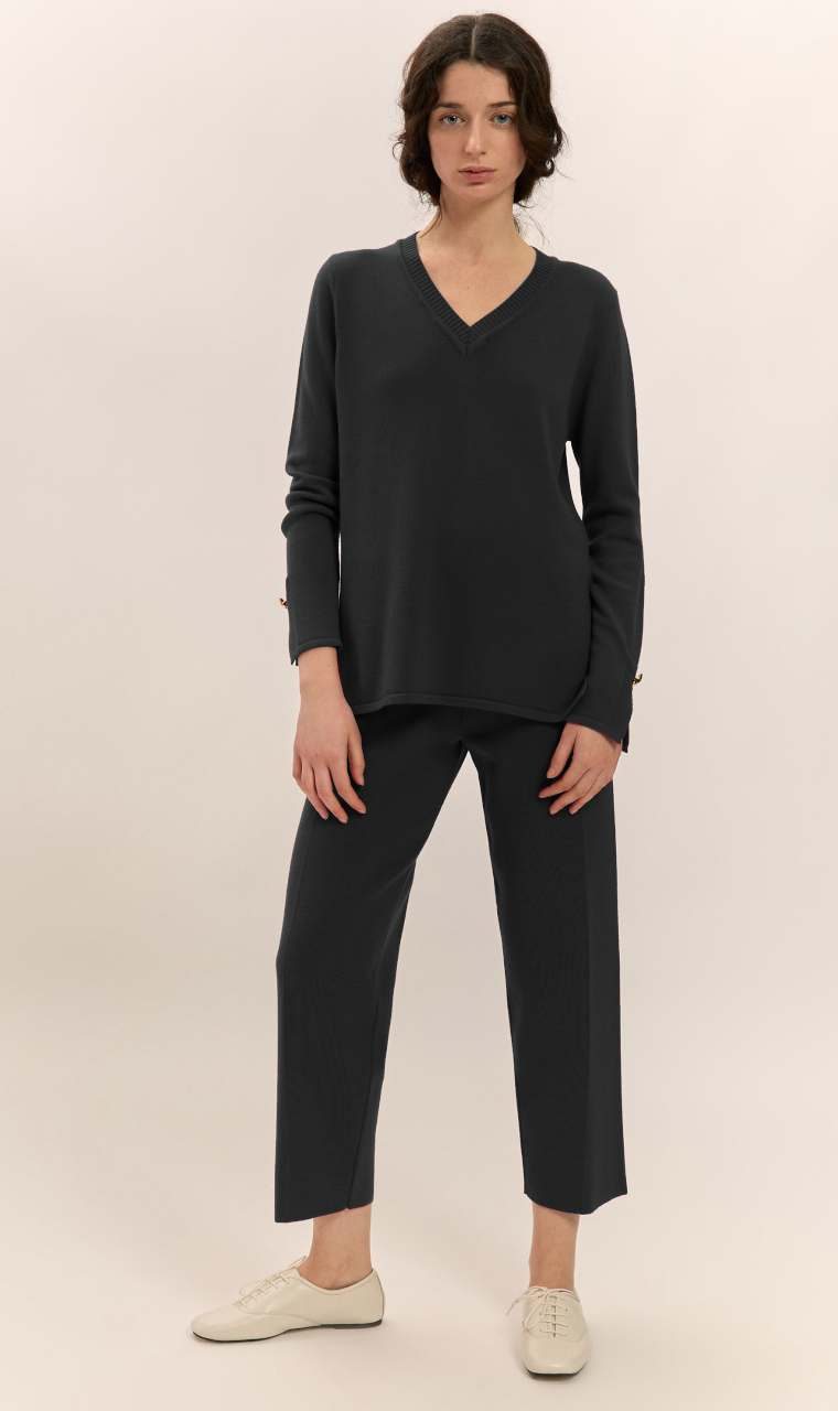 PANTALÓN PUNTO GRIS