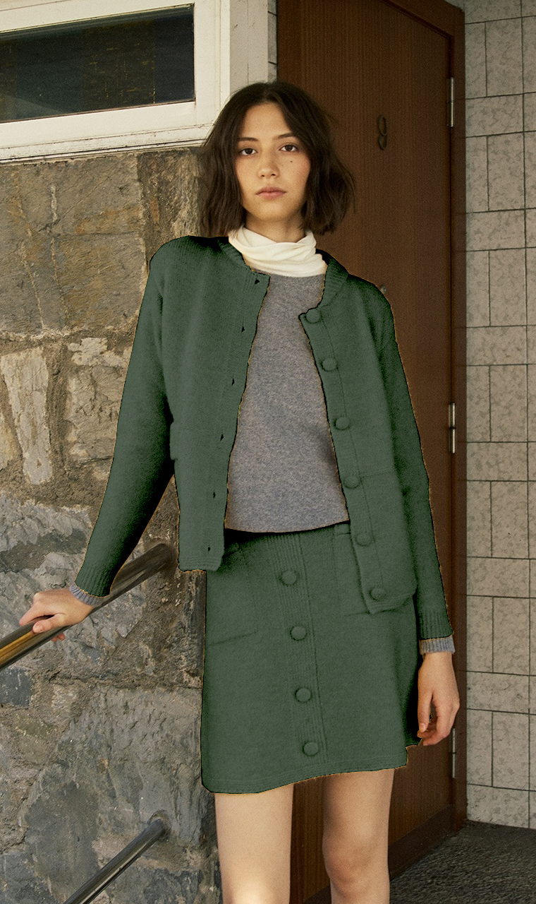 BOMBER DE PUNTO VERDE CAZA