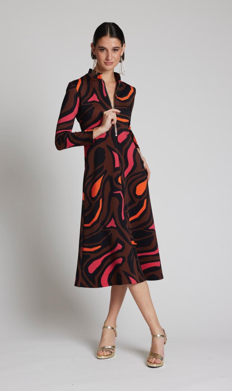 VESTIDO NEOPRENO ESTAMPADO