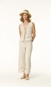 PANTALÓN BEIGE CROCHET