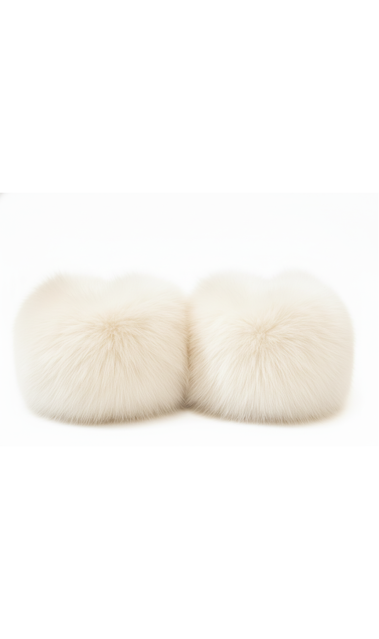 PUÑOS DE ECOPELO CRUDOS